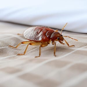 Reddish brown bed bug